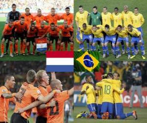 Puzzle Nederland - Brasil, οι προημιτελικοί, Νότια Αφρική το 2010